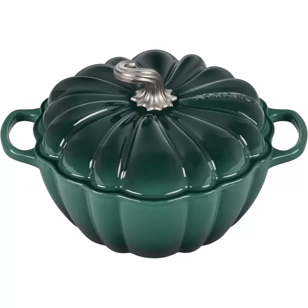 imageLe Creuset Enameled Cast Iron Figural Pumpkin Cocotte 4 qt Artichaut