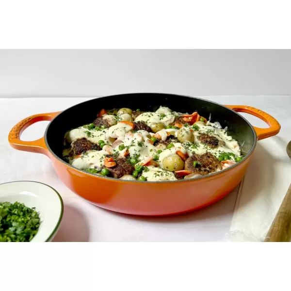 imageLe Creuset Enameled Cast Iron Signature Everyday Pan 11 in OliveOlive