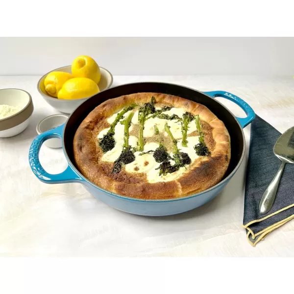 imageLe Creuset Enameled Cast Iron Signature Everyday Pan 11 in OlivePeche