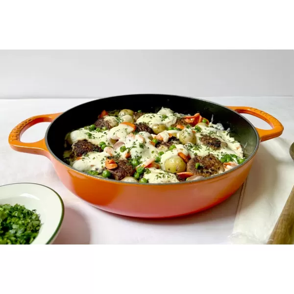 imageLe Creuset Enameled Cast Iron Signature Everyday Pan 11 in OliveRhone