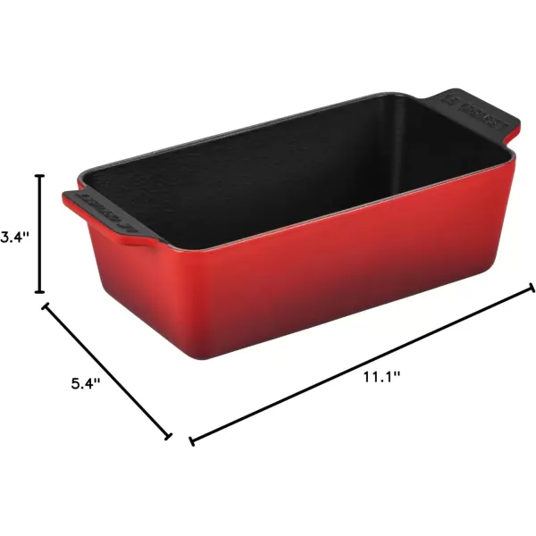 imageLe Creuset Enameled Cast Iron Signature Loaf Pan 2qt CeriseCerise