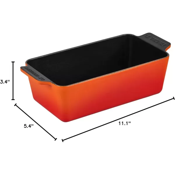 imageLe Creuset Enameled Cast Iron Signature Loaf Pan 2qt CeriseFlame