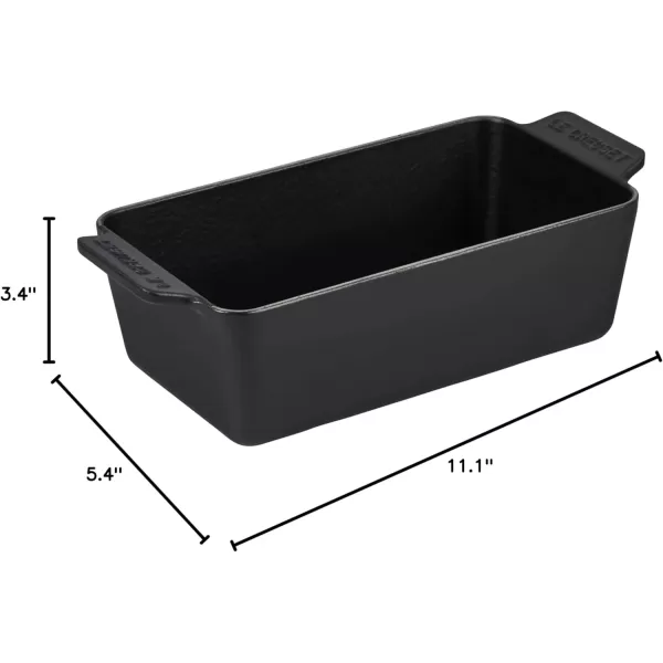 imageLe Creuset Enameled Cast Iron Signature Loaf Pan 2qt CeriseLicorice