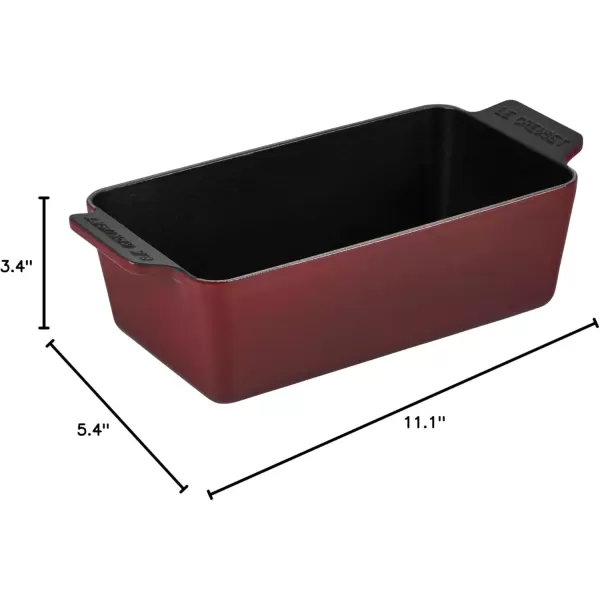 imageLe Creuset Enameled Cast Iron Signature Loaf Pan 2qt CeriseRhone