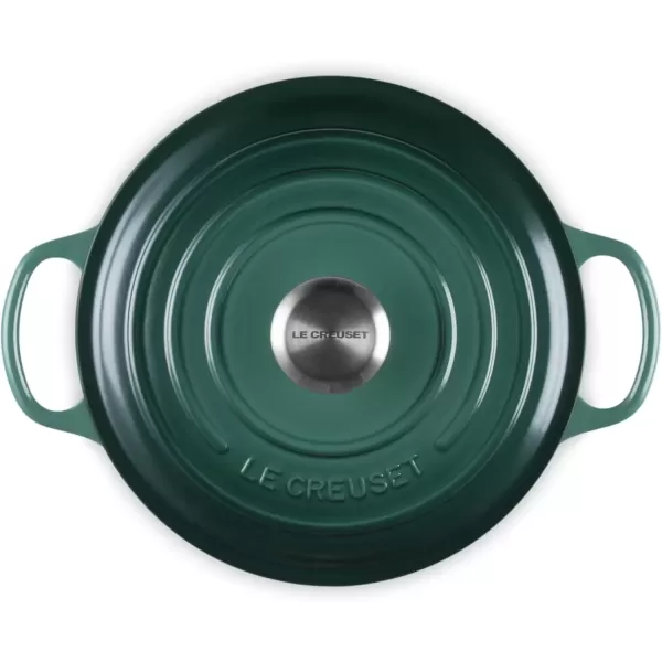 imageLe Creuset Enameled Cast Iron Signature Round Sauteuse 35qt Sea SaltArtichaut