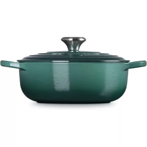 imageLe Creuset Enameled Cast Iron Signature Round Sauteuse 35qt Sea SaltArtichaut