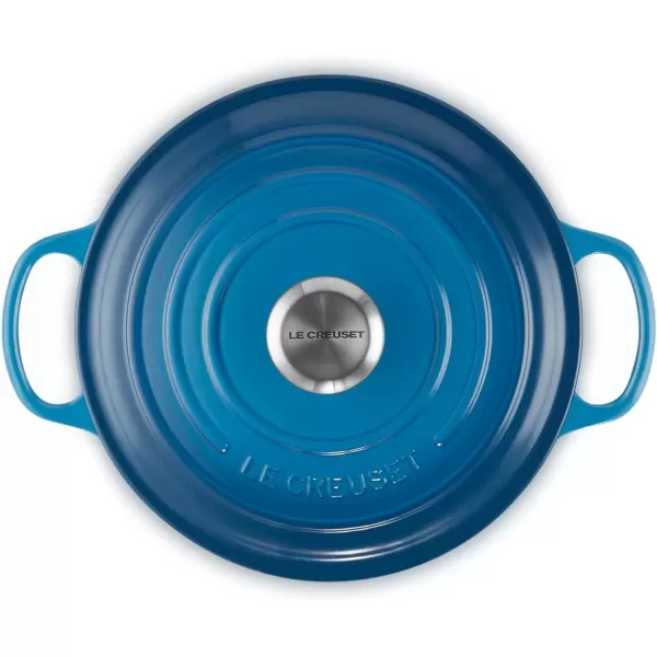 imageLe Creuset Enameled Cast Iron Signature Round Sauteuse 35qt Sea SaltMarseille