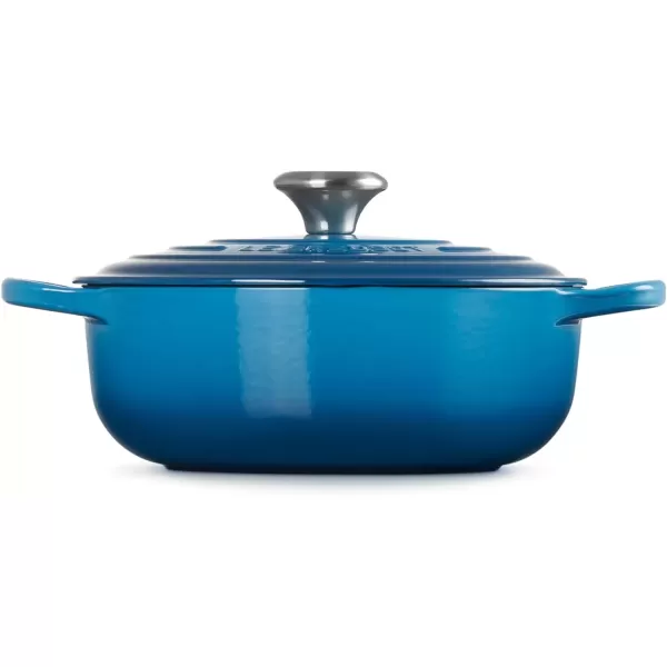 imageLe Creuset Enameled Cast Iron Signature Round Sauteuse 35qt Sea SaltMarseille