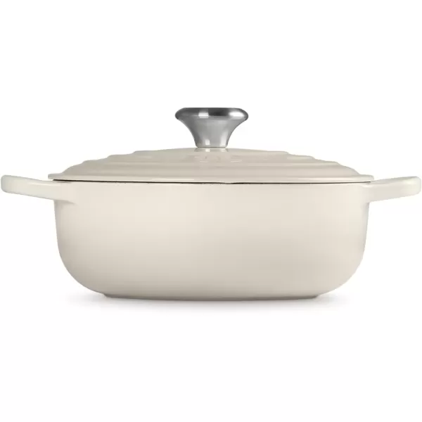 imageLe Creuset Enameled Cast Iron Signature Round Sauteuse 35qt Sea SaltMeringue