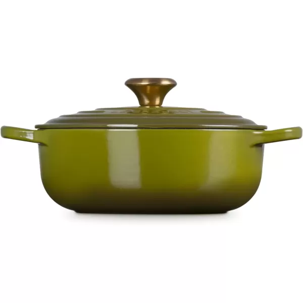 imageLe Creuset Enameled Cast Iron Signature Round Sauteuse 35qt Sea SaltOlive