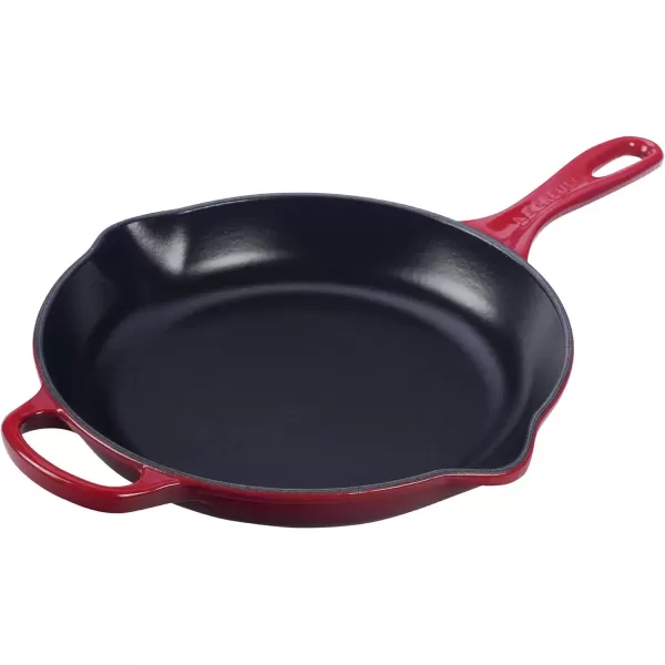 imageLe Creuset Signature Enameled CastIron Cookware Set 10Piece WhiteCerise