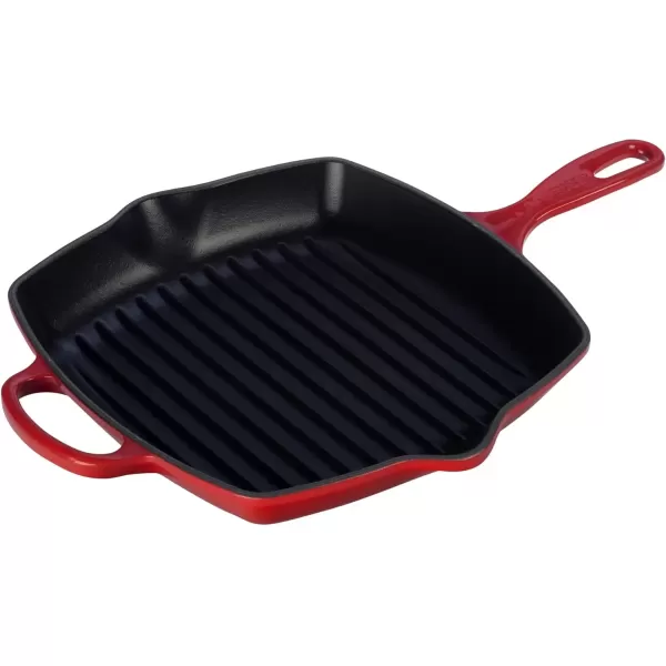 imageLe Creuset Signature Enameled CastIron Cookware Set 10Piece WhiteCerise
