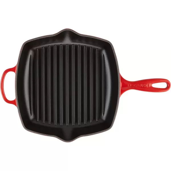 imageLe Creuset Signature Enameled CastIron Cookware Set 10Piece WhiteCerise