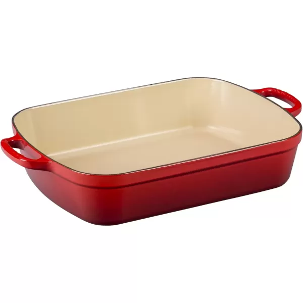 imageLe Creuset Signature Enameled CastIron Cookware Set 10Piece WhiteCerise