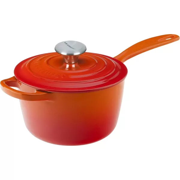 imageLe Creuset Signature Enameled CastIron Cookware Set 10Piece WhiteFlame