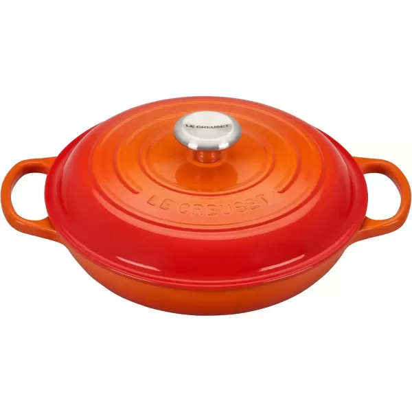imageLe Creuset Signature Enameled CastIron Cookware Set 10Piece WhiteFlame