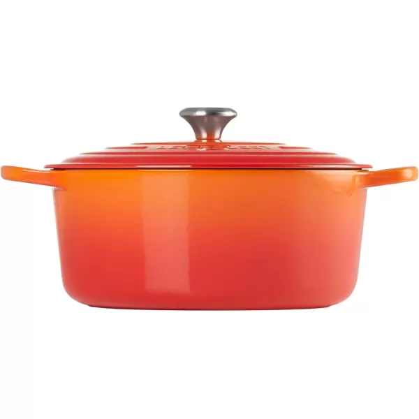 imageLe Creuset Signature Enameled CastIron Cookware Set 10Piece WhiteFlame