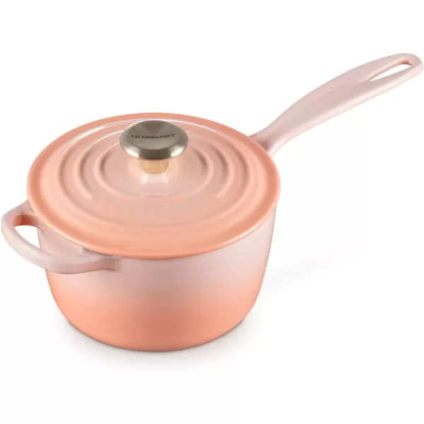 imageLe Creuset Signature Enameled CastIron Cookware Set 10Piece WhitePeche