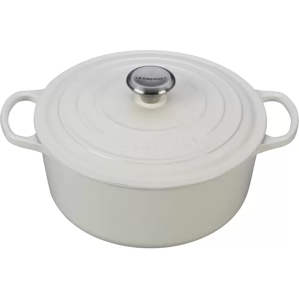 imageLe Creuset Signature Enameled CastIron Cookware Set 10Piece WhiteWhite