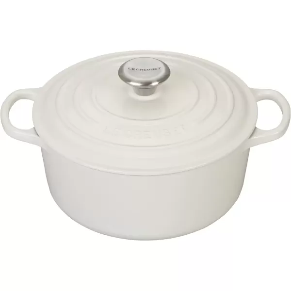 imageLe Creuset Signature Enameled CastIron Cookware Set 10Piece WhiteWhite