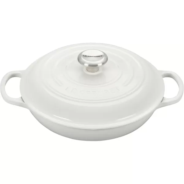 imageLe Creuset Signature Enameled CastIron Cookware Set 10Piece WhiteWhite
