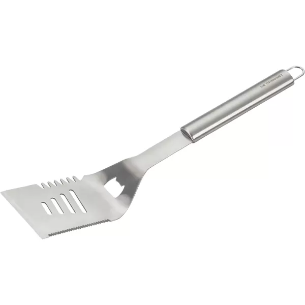 imageLe Creuset Stainless Steel Outdoor Slotted Turner 175quotTurner