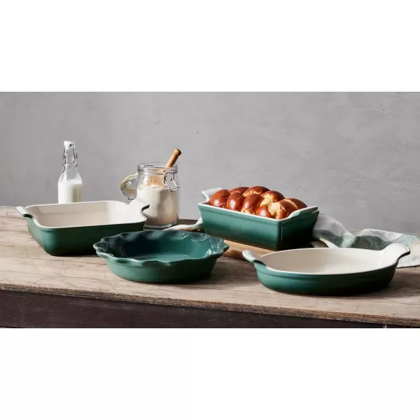imageLe Creuset Stoneware 4 PC Heritage Bakeware Set OysterShallot