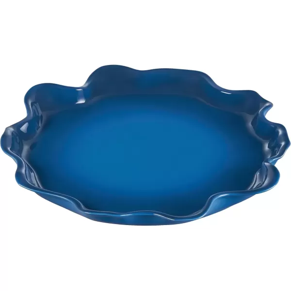 imageLe Creuset Stoneware Iris Serving Platter 14quot Sea SaltMarseille