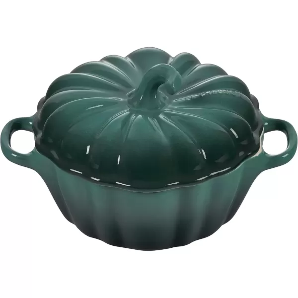 imageLe Creuset Stoneware Pumpkin Mini Cocotte 12 oz OliveArtichaut