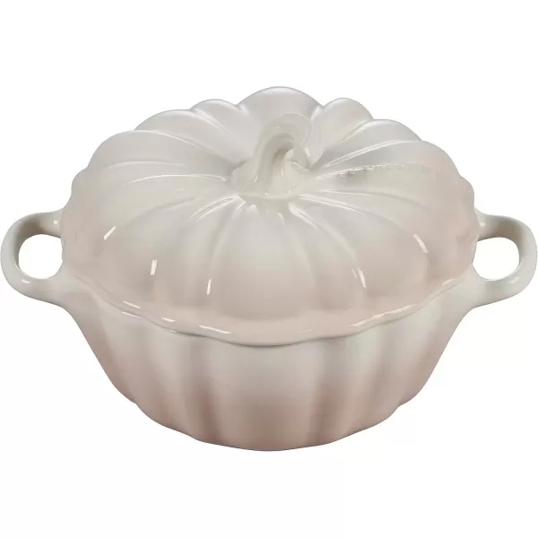 imageLe Creuset Stoneware Pumpkin Mini Cocotte 12 oz OliveMeringue