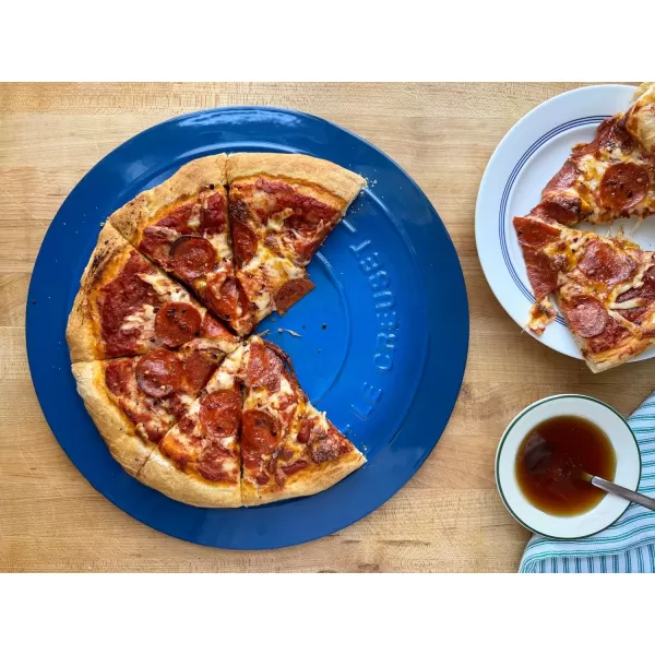 imageLe Creuset Stoneware Round Pizza Stone 15 in CeriseMarseille