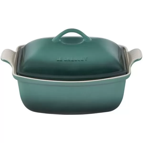 imageLe Creuset Heritage Stoneware Deep Baker with Lid 45qt Sea SaltArtichuat