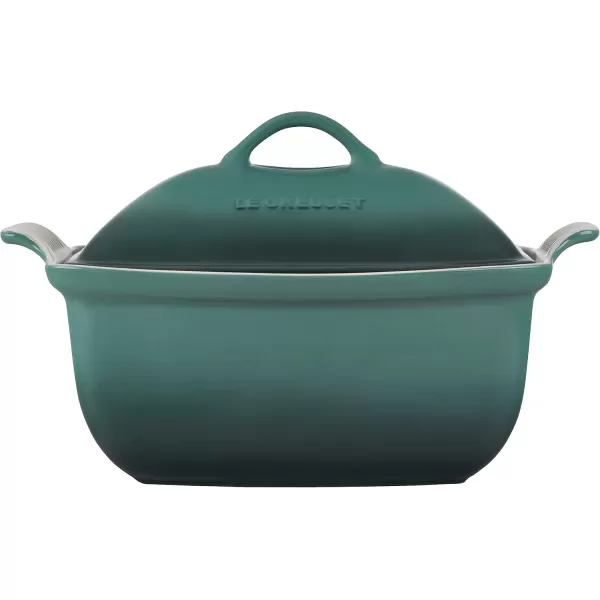 imageLe Creuset Heritage Stoneware Deep Baker with Lid 45qt Sea SaltArtichuat