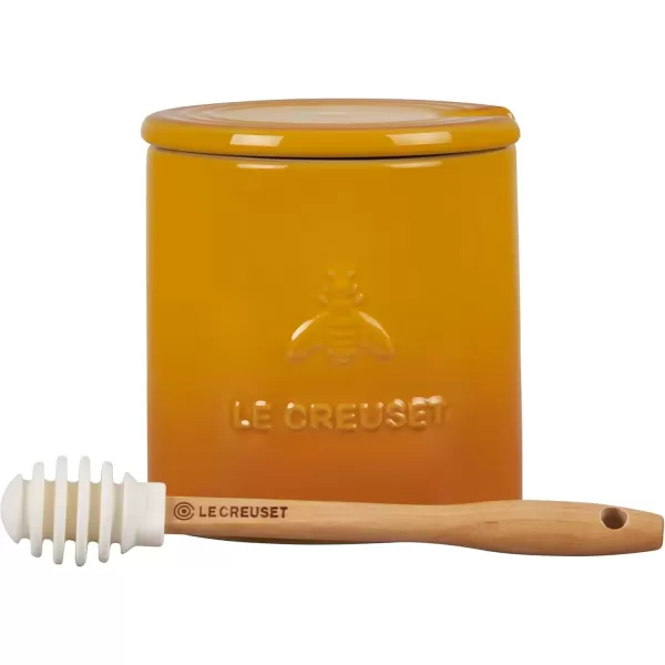 imageLe Creuset Stoneware Honey Pot 14 oz MeringueNectar
