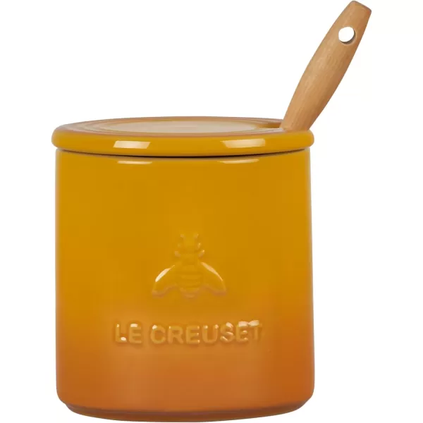 imageLe Creuset Stoneware Honey Pot 14 oz MeringueNectar