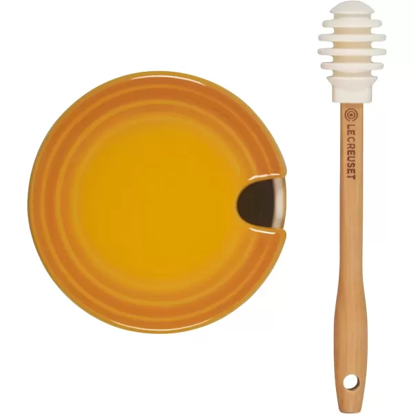 imageLe Creuset Stoneware Honey Pot 14 oz MeringueNectar