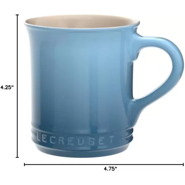imageLe Creuset Stoneware Set of 4 Mugs 14 oz each ArtichautCaribbean