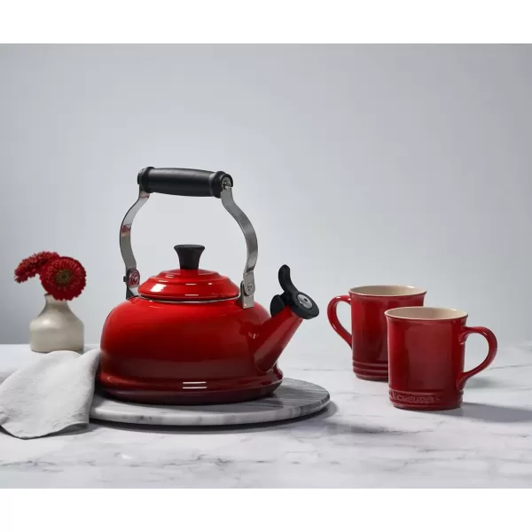 imageLe Creuset Stoneware Set of 4 Mugs 14 oz each ArtichautCerise