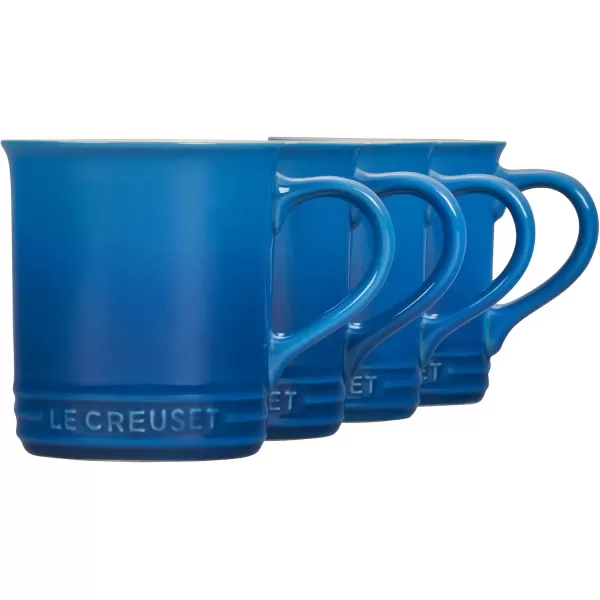 imageLe Creuset Stoneware Set of 4 Mugs 14 oz each ArtichautMarseille