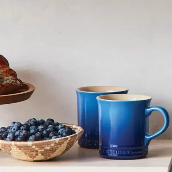 imageLe Creuset Stoneware Set of 4 Mugs 14 oz each ArtichautMarseille