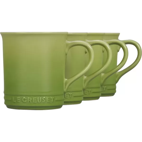 imageLe Creuset Stoneware Set of 4 Mugs 14 oz each ArtichautPalm
