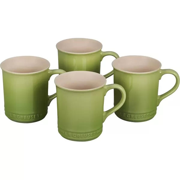 imageLe Creuset Stoneware Set of 4 Mugs 14 oz each ArtichautPalm