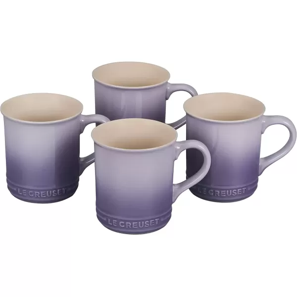 imageLe Creuset Stoneware Set of 4 Mugs 14 oz each ArtichautProvence