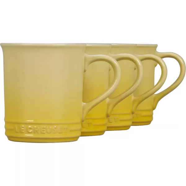 imageLe Creuset Stoneware Set of 4 Mugs 14 oz each ArtichautSoleil