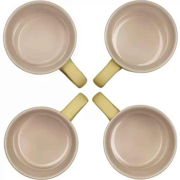 imageLe Creuset Stoneware Set of 4 Mugs 14 oz each ArtichautSoleil