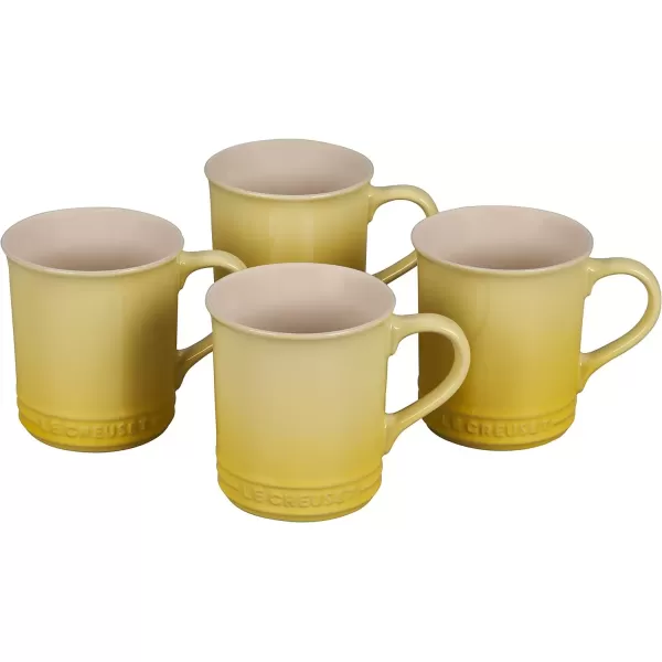 imageLe Creuset Stoneware Set of 4 Mugs 14 oz each ArtichautSoleil