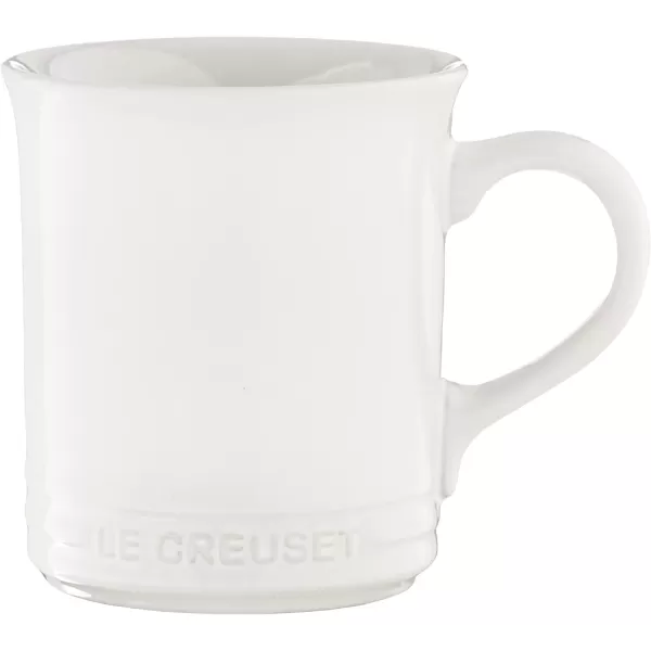 imageLe Creuset Stoneware Set of 4 Mugs 14 oz each ArtichautWhite