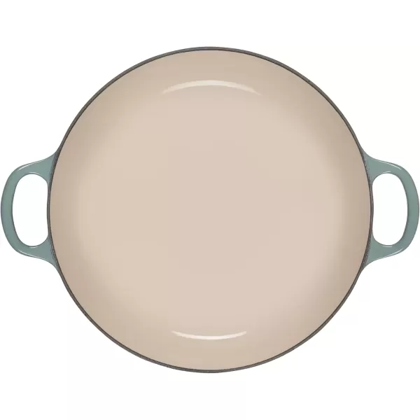 imageLe Creuset Signature Enameled Cast Iron Petal Braiser 225qt HoneySea Salt