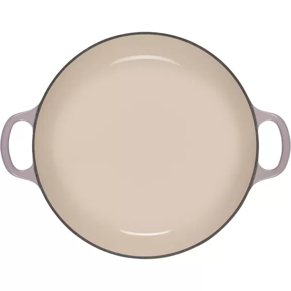 imageLe Creuset Signature Enameled Cast Iron Petal Braiser 225qt HoneyShallot