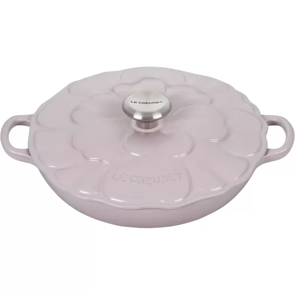 imageLe Creuset Signature Enameled Cast Iron Petal Braiser 225qt HoneyShallot